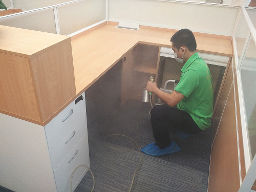 格安瑞環保.福田區中國人壽大廈裝修污染治理案例