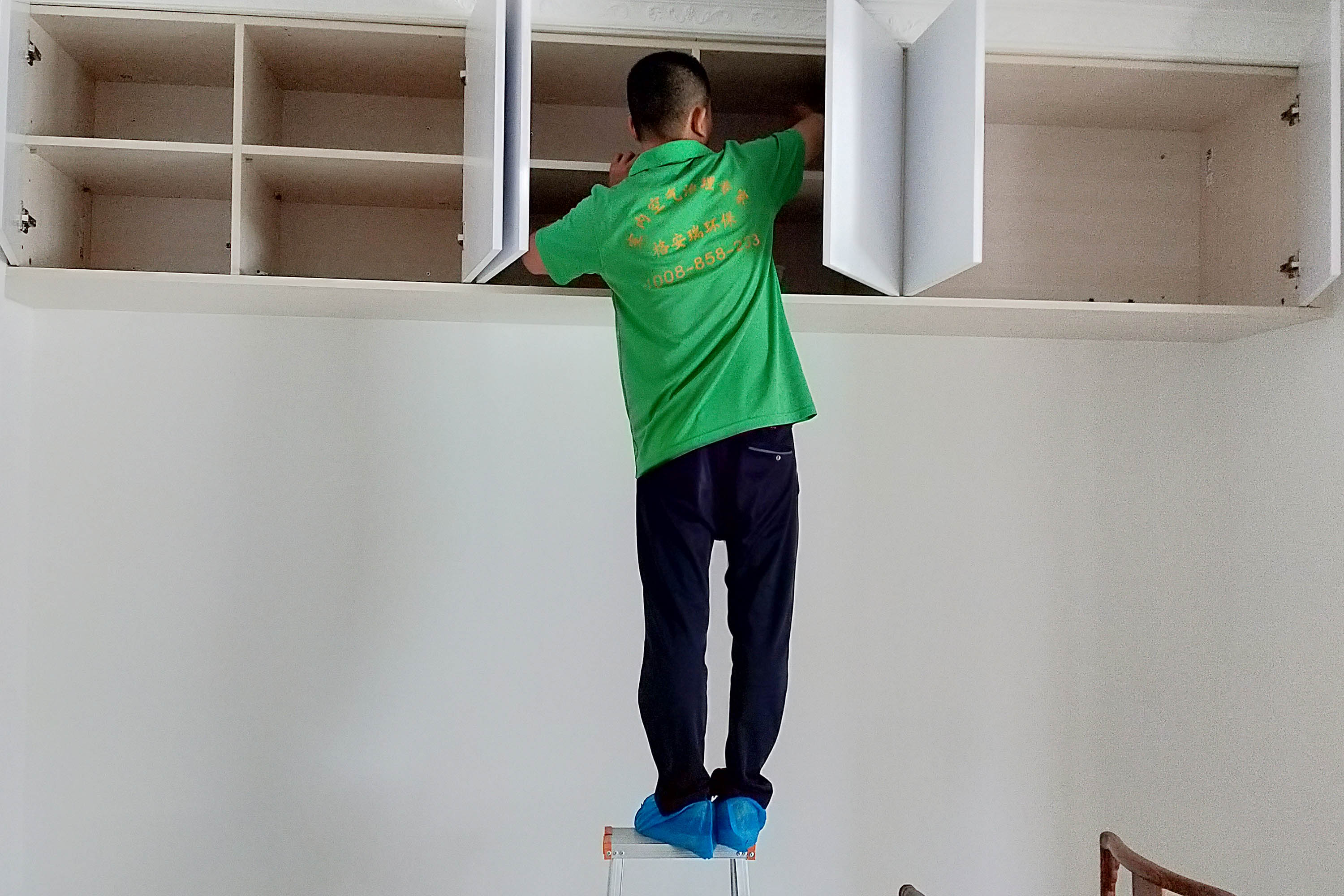 【格安瑞環(huán)保】黃貝嶺上村曲尺樓家居裝修污染治理案例