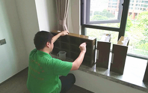 德潤榮君府甲醛治理現場